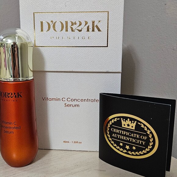 D'OR 24K VITAMIN C CONCENTRATED SERUM - 1.09 fl oz \ 30 g - BRAND NEW - SEALED - Picture 4 of 4